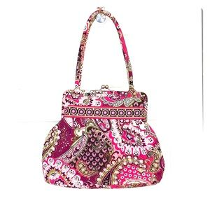 Vera Bradley button clip Purse